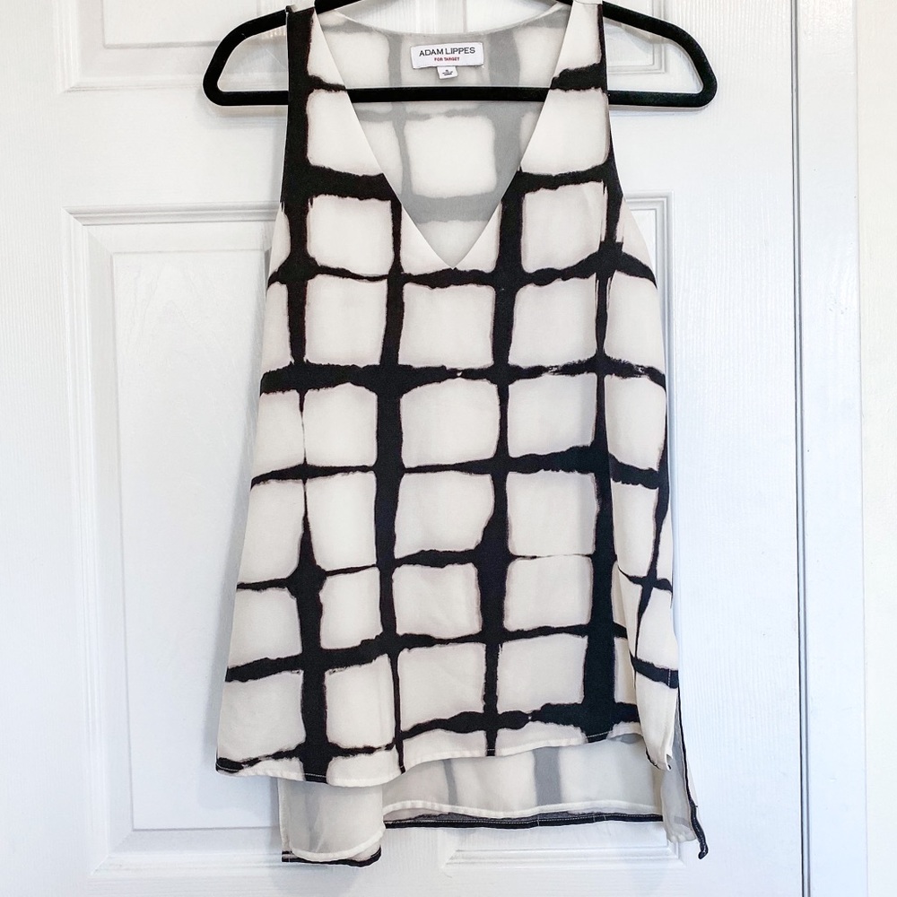 Adam Lippes for Target, black&white sleeveless top